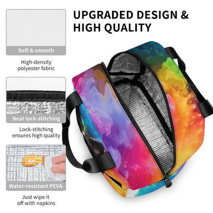 Insulated Lunch Bag with Pocket (All-Over Printing)