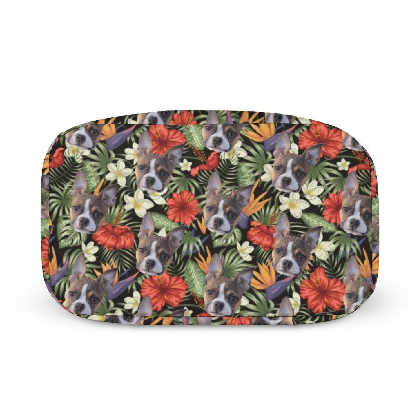 HAWAIIAN STYLE FACE - Insulated Lunch Bag with Pocket