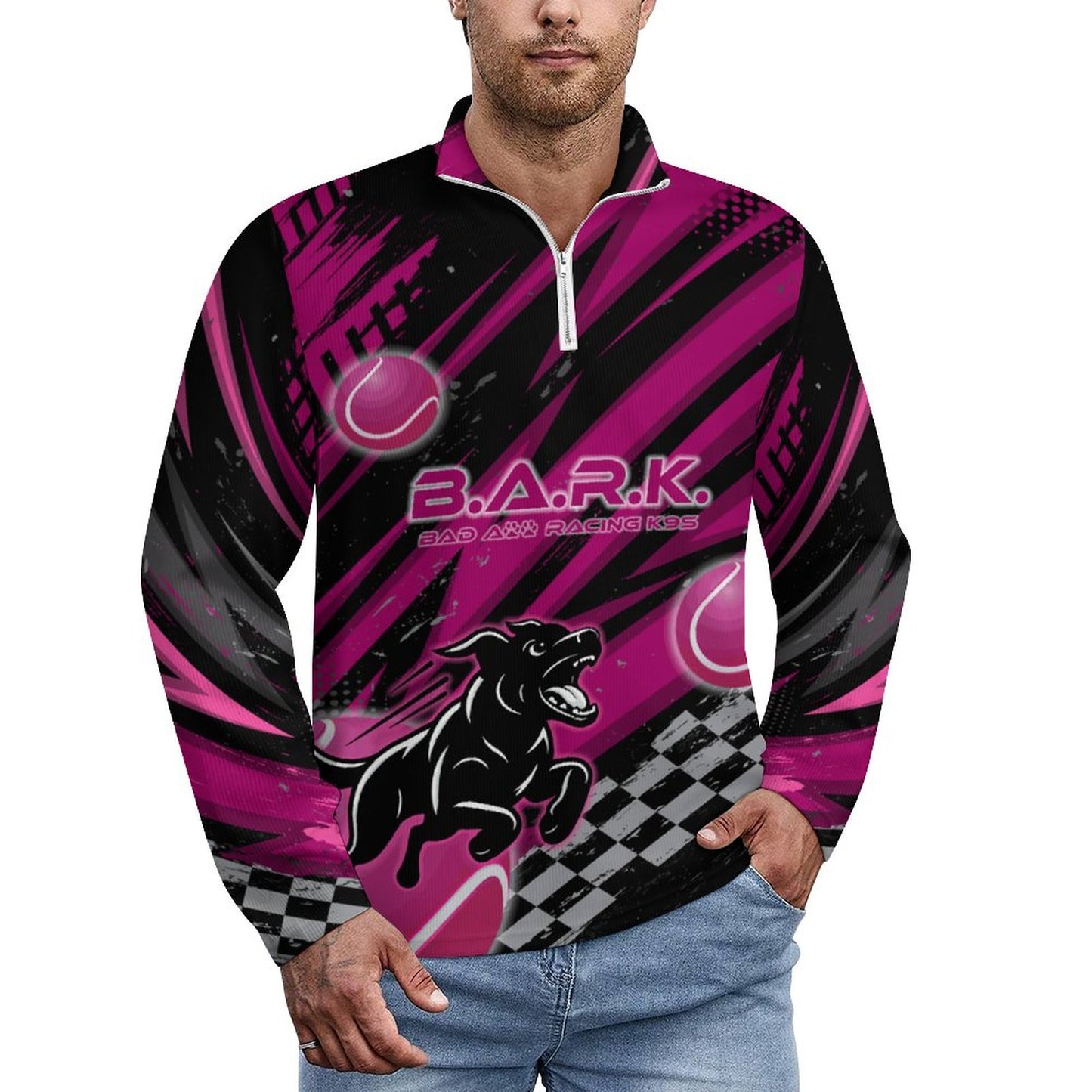 BARK FLYBALL Polo Sweatshirt