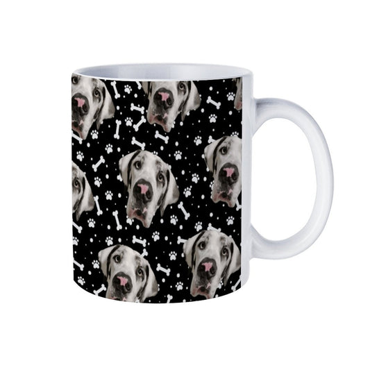 FACE w PAWS-n-BONES White Mug