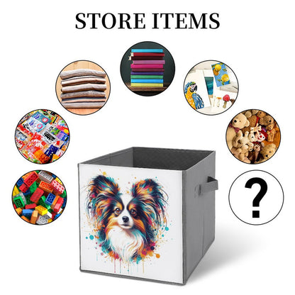 PAPILLON PAINT SPLATTER  Folding Storage Bin