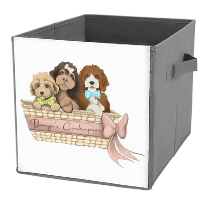 Benjis Cockapoos Folding Storage Bin-Small