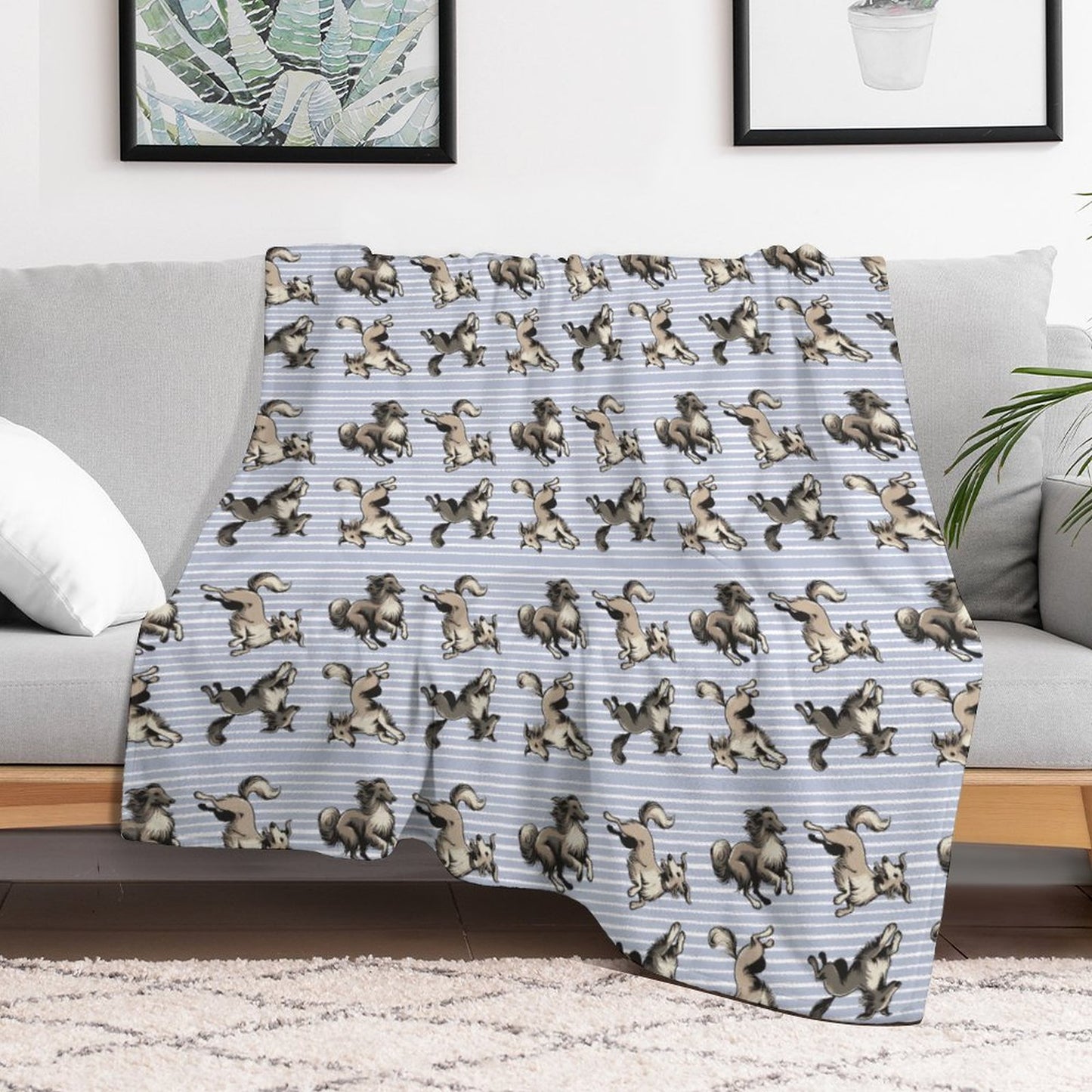 WINDSPRITE  - Silken Windhound  Pattern   Blanket