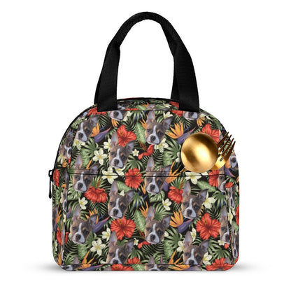 HAWAIIAN STYLE FACE - Insulated Lunch Bag with Pocket