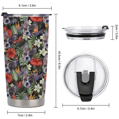 HAWAIIAN STYLE FACE - Car Travel Coffee Mug