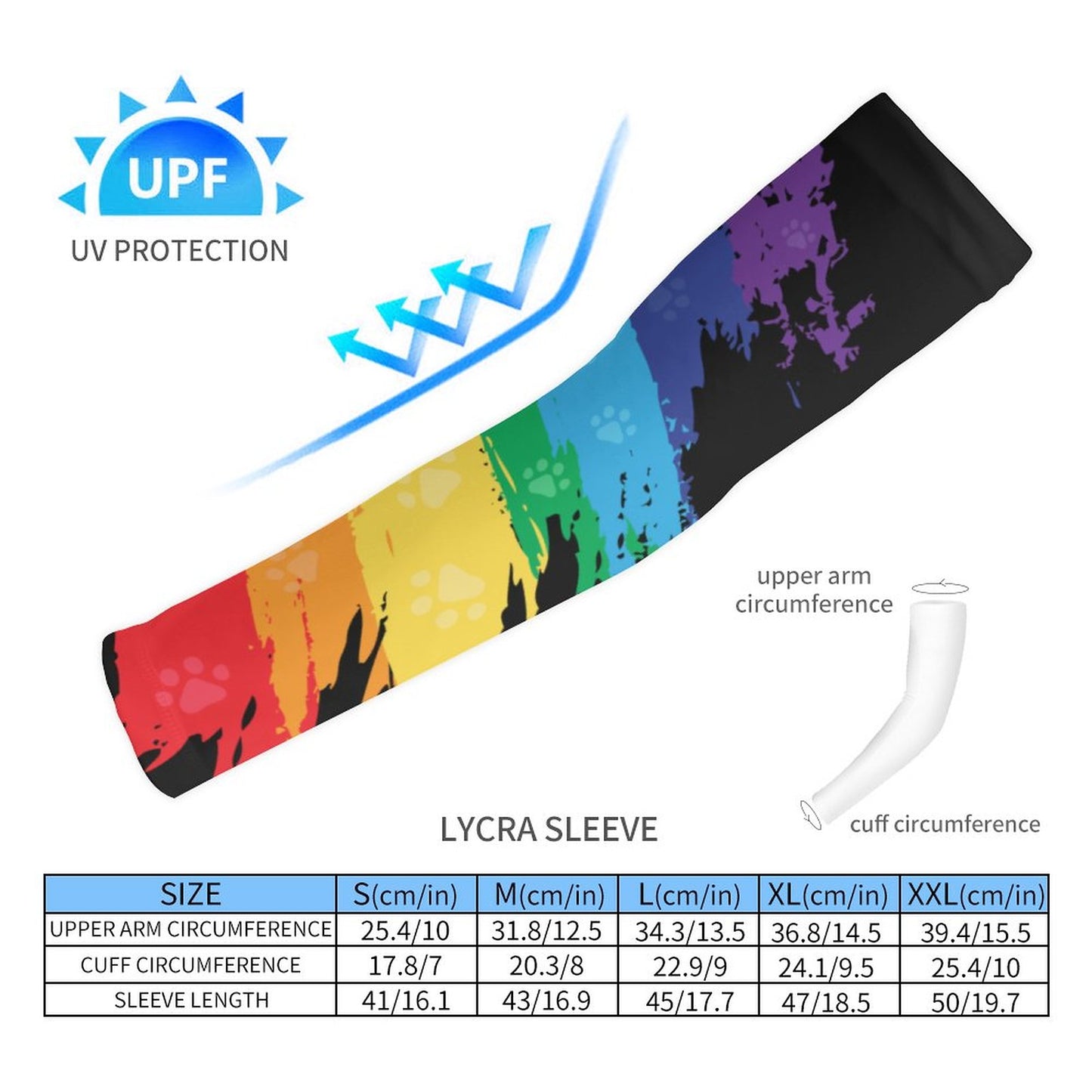 RAINBOW PAWS Cooling UV-Proof Arm Sleeves