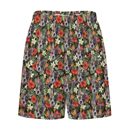HAWAIIAN STYLE FACE -  Pajama Shorts for Men