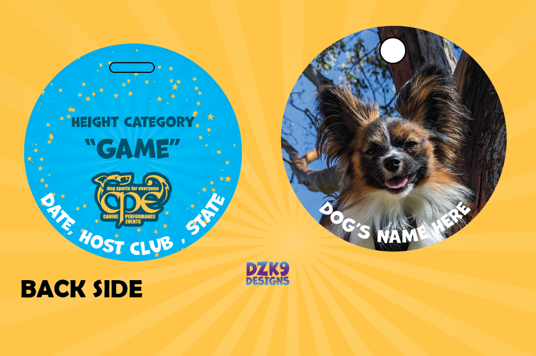 CPE AGILITY BRAG TAGS - 4"