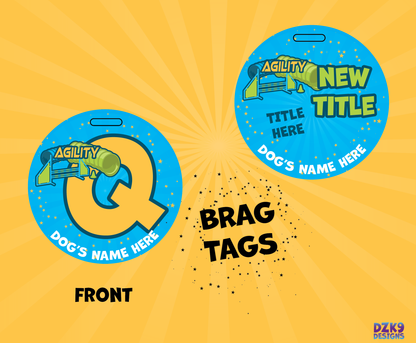CPE AGILITY BRAG TAGS - 4"