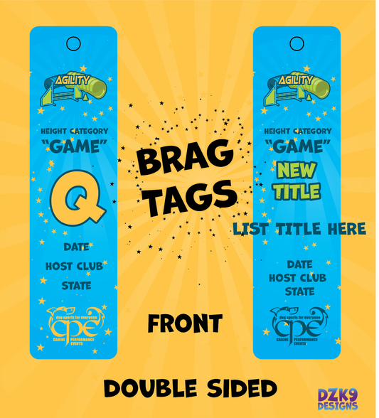CPE AGILITY BRAG TAGS - SKINNY TAG