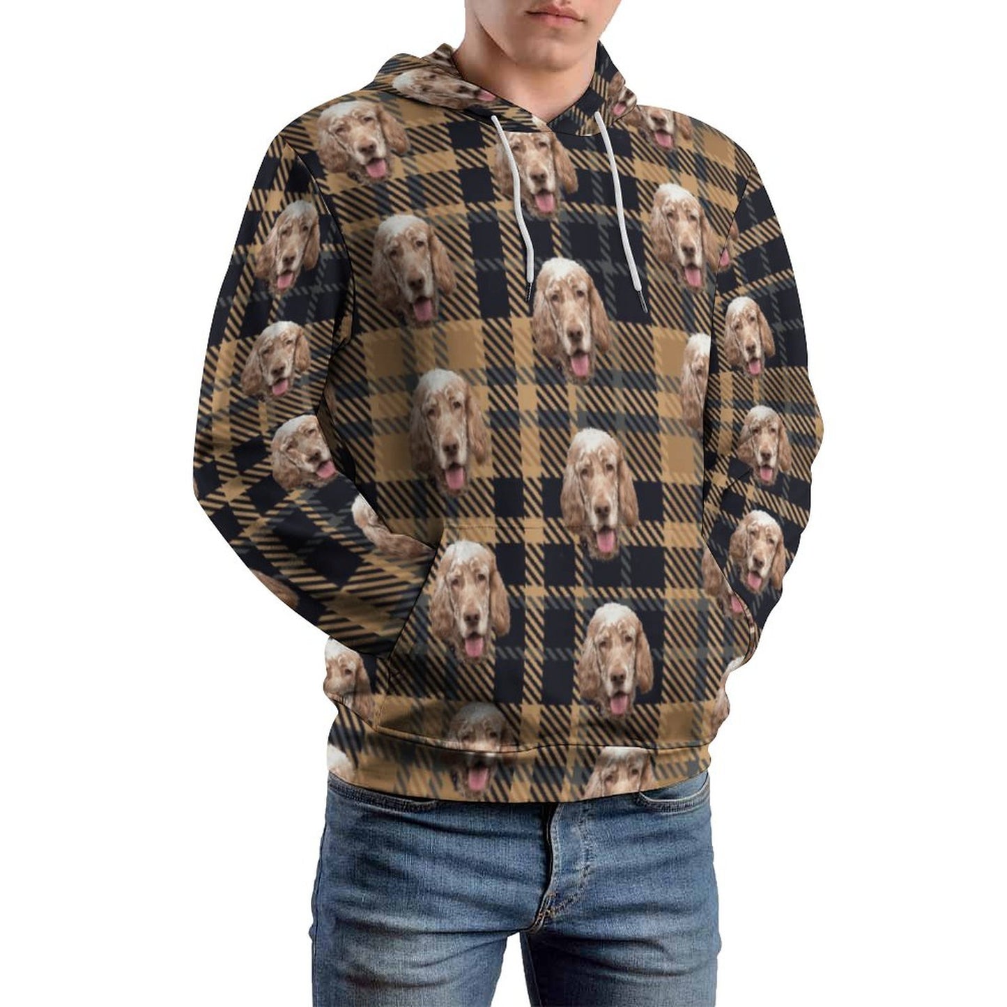 Custom Hoodie FACE PATTERN