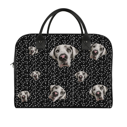 FACE w PAWS-n-BONES Travel Bag