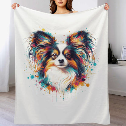 PAPILLON PAINT SPLATTER   Blanket