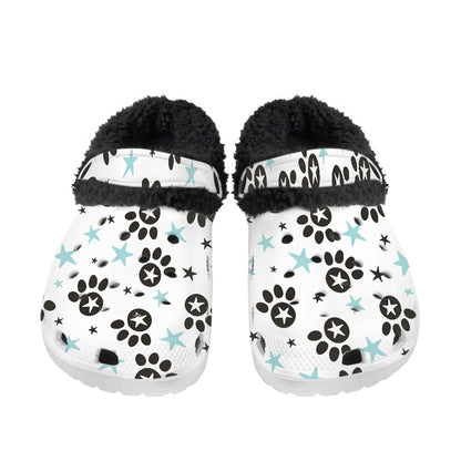 Paw-n-Star Star Fuzzy Slip Ons