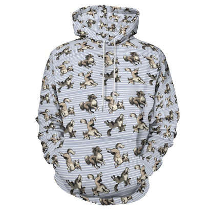 WINDSPRITE  - Silken Windhound  Pattern Hoodie