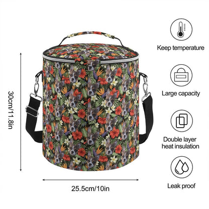 HAWAIIAN STYLE FACE -  Collapsible Insulated Cooler Bag