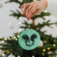 PAPILLON Round Ceramic Christmas Decorations