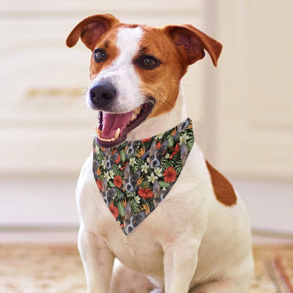 HAWAIIAN STYLE FACE customized dog bandana