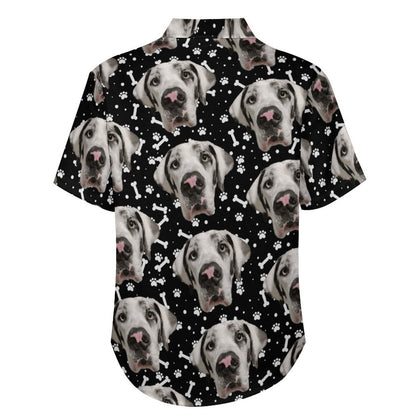 FACE w PAWS-n-BONES Short Sleeve Shirt