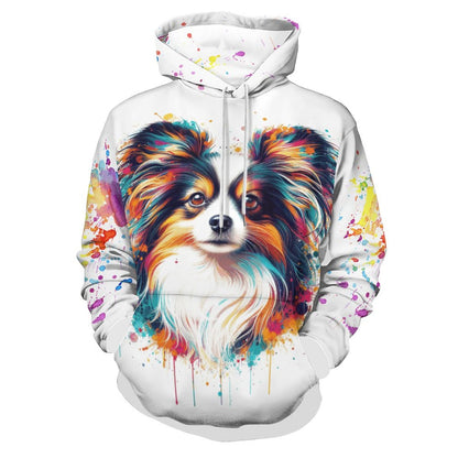 PAPILLON PAINT SPLATTER Hoodie with Double-layer Cap (All-Over Printing)