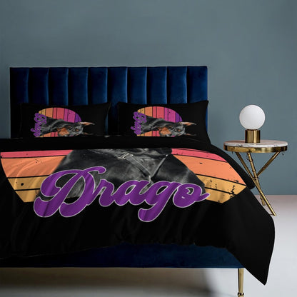 DRAGO - 3-Piece Bedding Set-86"×70"/ 218×177cm