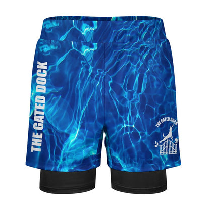 GATED DOCK - Men Beach Shorts with 4 Pockets