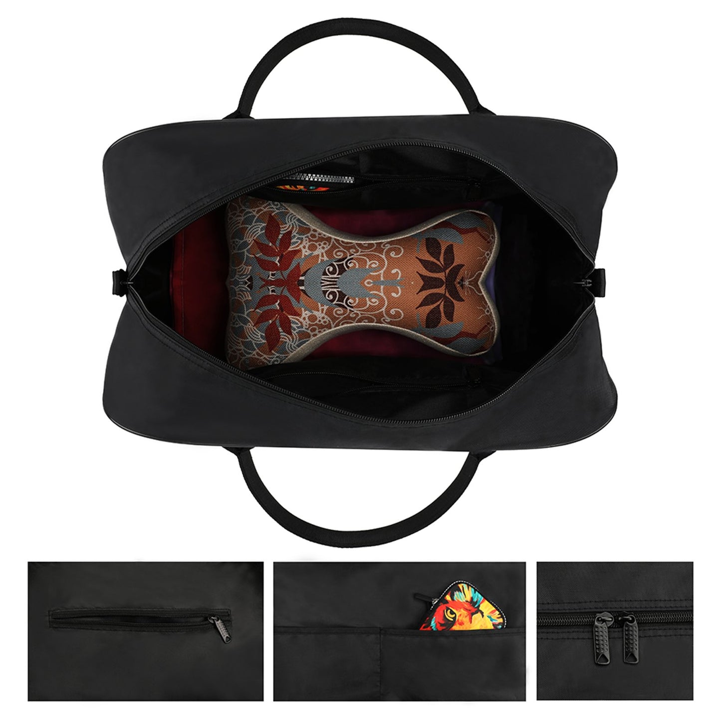 FACE w PAWS-n-BONES Travel Bag