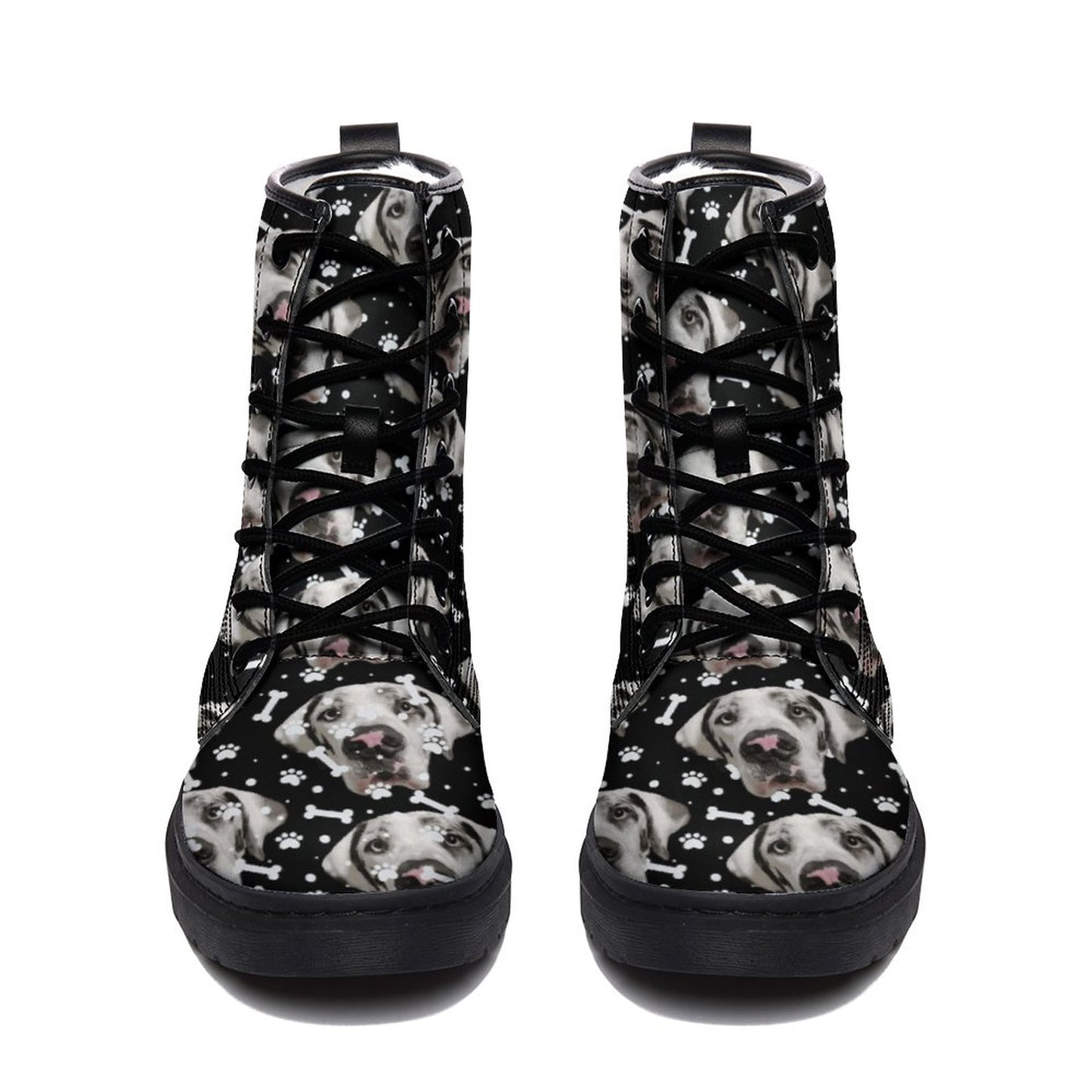 Unisex Boots FACE w PAWS-n-BONES