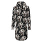 FACE w PAWS-n-BONES  Long Sleeve Hoodie Dress