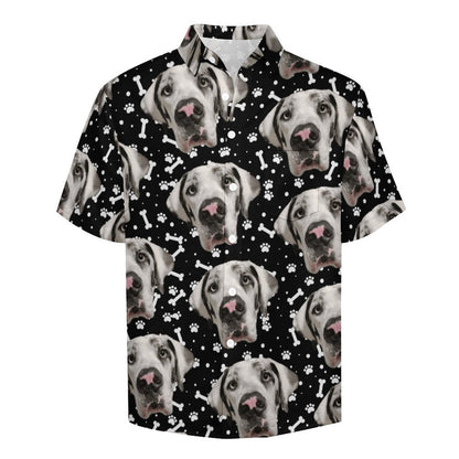 FACE w PAWS-n-BONES Short Sleeve Shirt