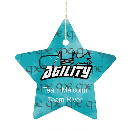 Star  Ornament -  Team Malcolm / Team River