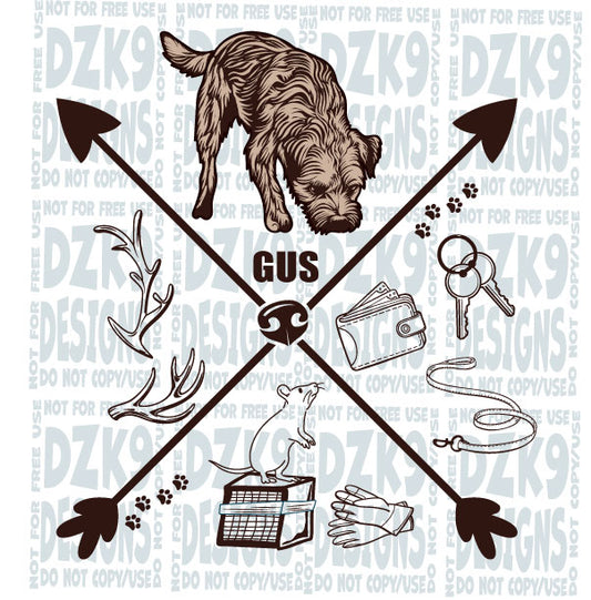 GUS, Border Terrier - SKETCH SPORTS! NASDA