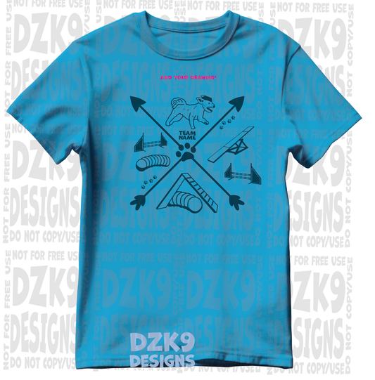 DOG SPORTS SKETCH TEE SHIRTS AND MORE! AGILITY