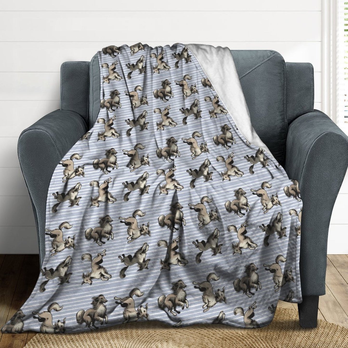 WINDSPRITE  - Silken Windhound  Pattern   Blanket