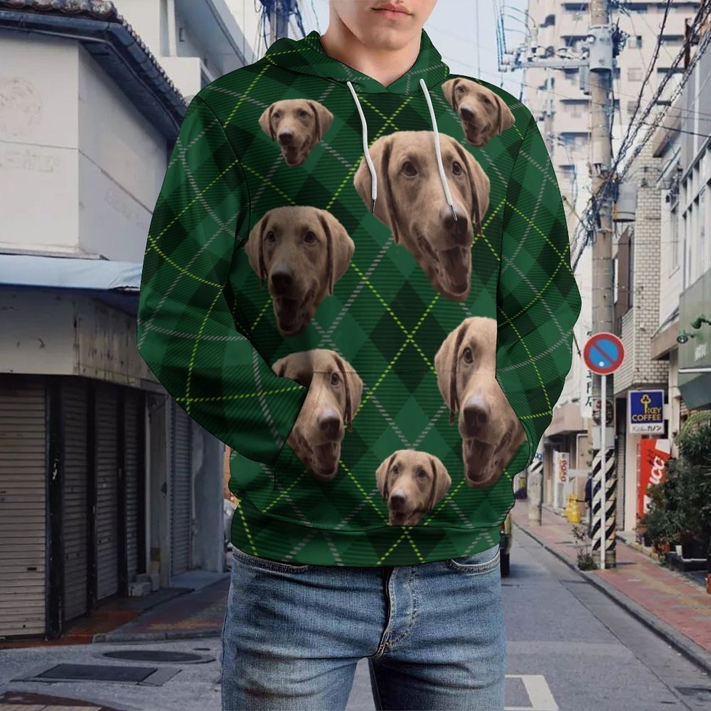 Custom Hoodie FACE PATTERN