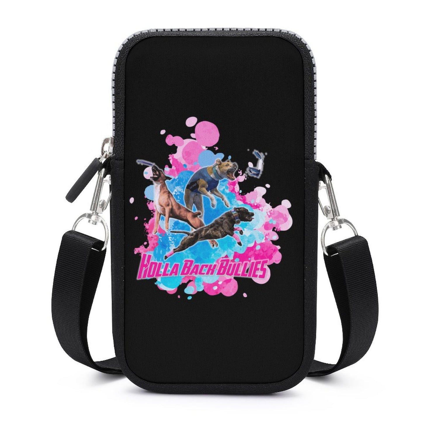 HOLLA BACK BULLIES Cell Phone Crossbody Pouch