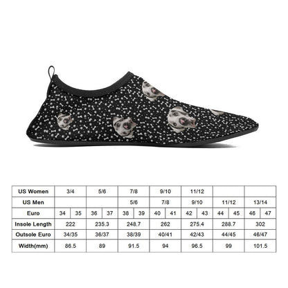 FACE w PAWS-n-BONES Water Shoes