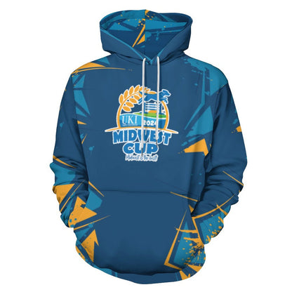 230gsm Men's Cool Hoodie with Double-layer Cap (All-Over Printing)