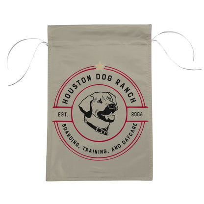HOUSTON DOG RANCH  Garden Flag (2 Pics on 2 Sides)-12"x18"