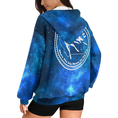 MONTANA DISC Loose Fit Zipper Sweatshirt