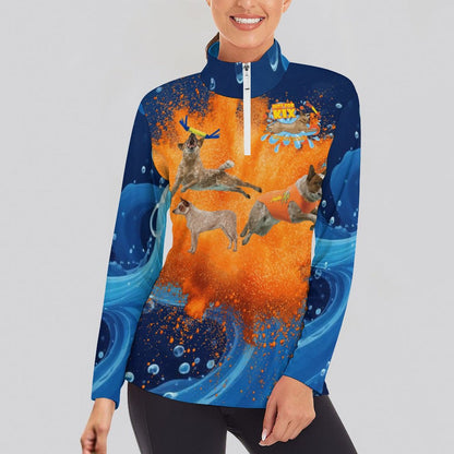 KIX 1/4 Zipper Long Sleeve Zip