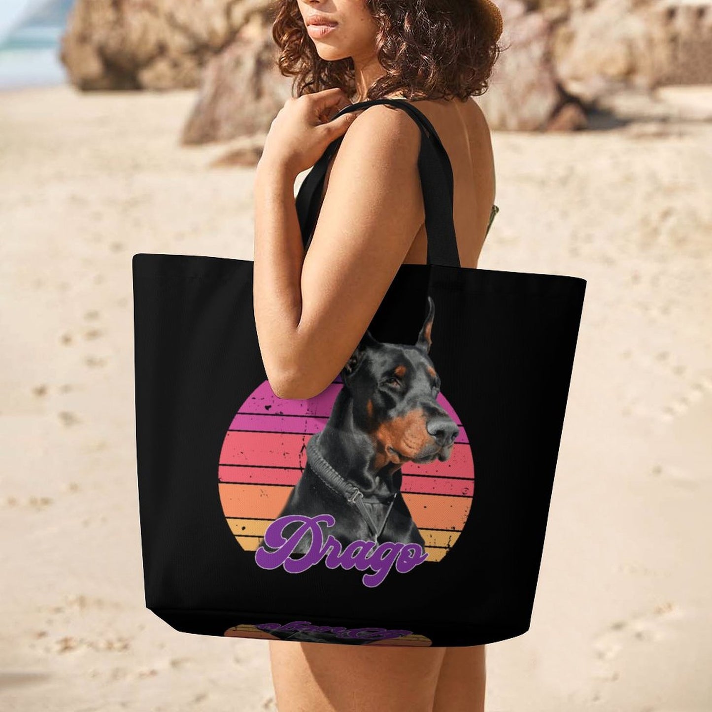 DRAGO - Large One Shoulder Shopping Bag