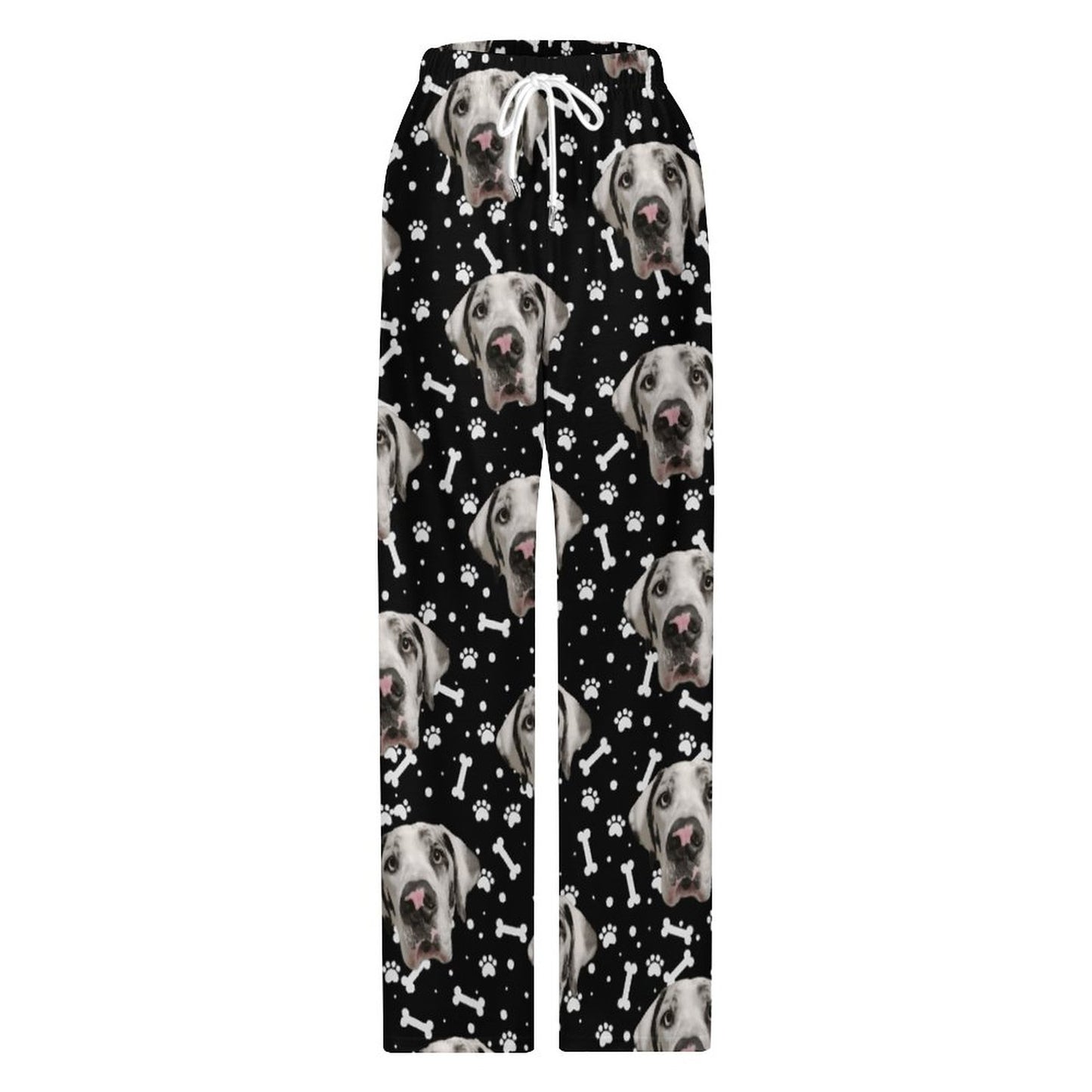 FACE w PAWS-n-BONES Women's Pajamas Pants