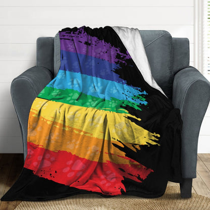 RAINBOW PAWS Throw Blanket