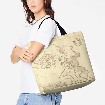 Large One Shoulder Shopping Bag (All-Over Printing)