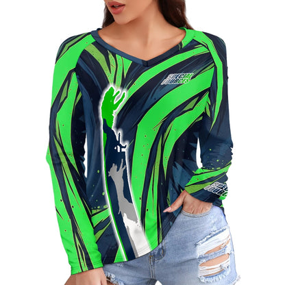 Long sleeve loose T-shirt