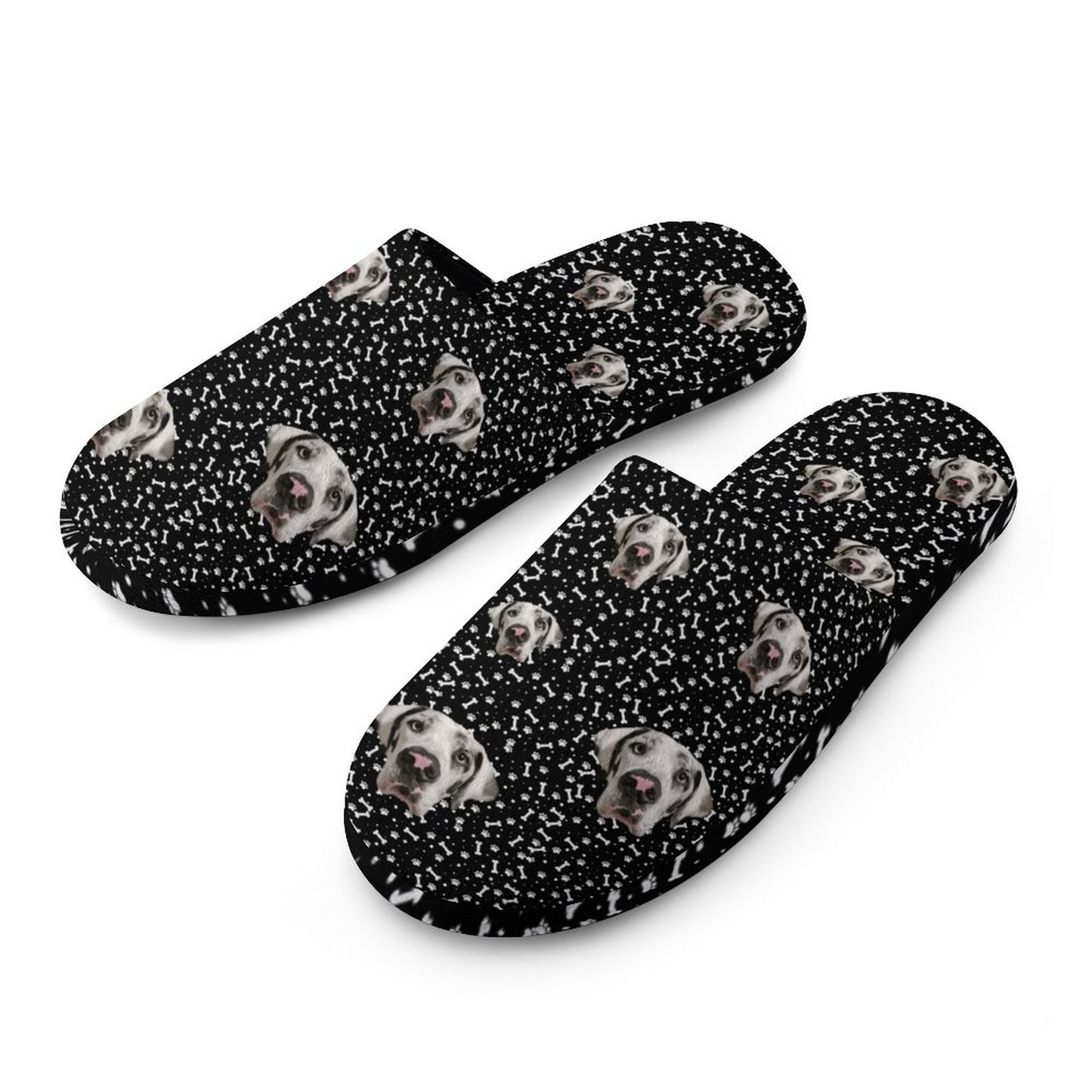 FACE w PAWS-n-BONES  Ladies  Slippers