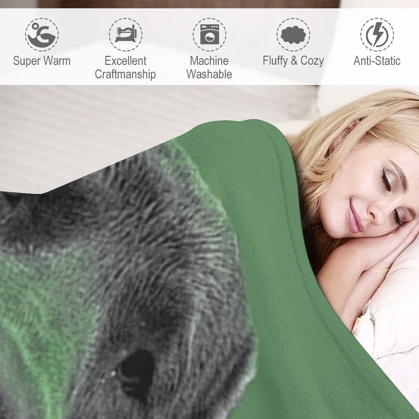 280gsm Flannel Blanket-40"x50" (Dual-sided Printing)