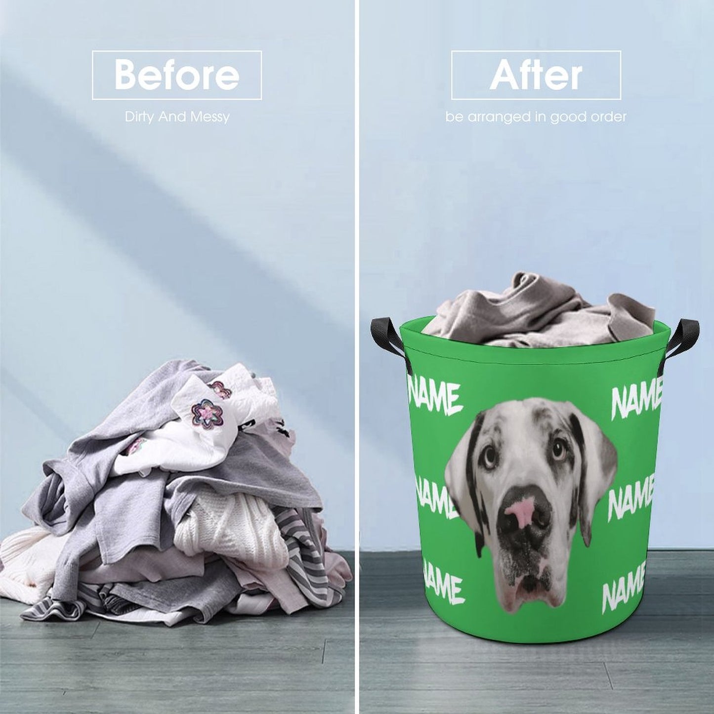 CUSTOM  Collapsible TOY Basket