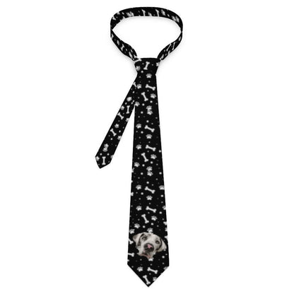 FACE w PAWS-n-BONES Men's Tie